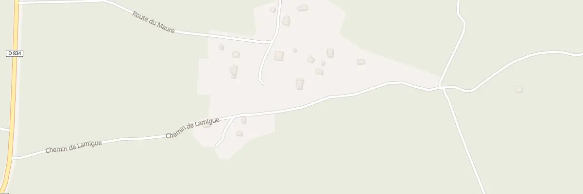 Plan du 68 Maure à Trensacq