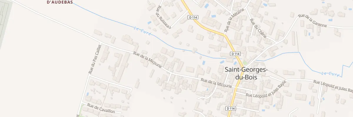Plan du 180C Rue de la Micourie à Saint-Georges-du-Bois