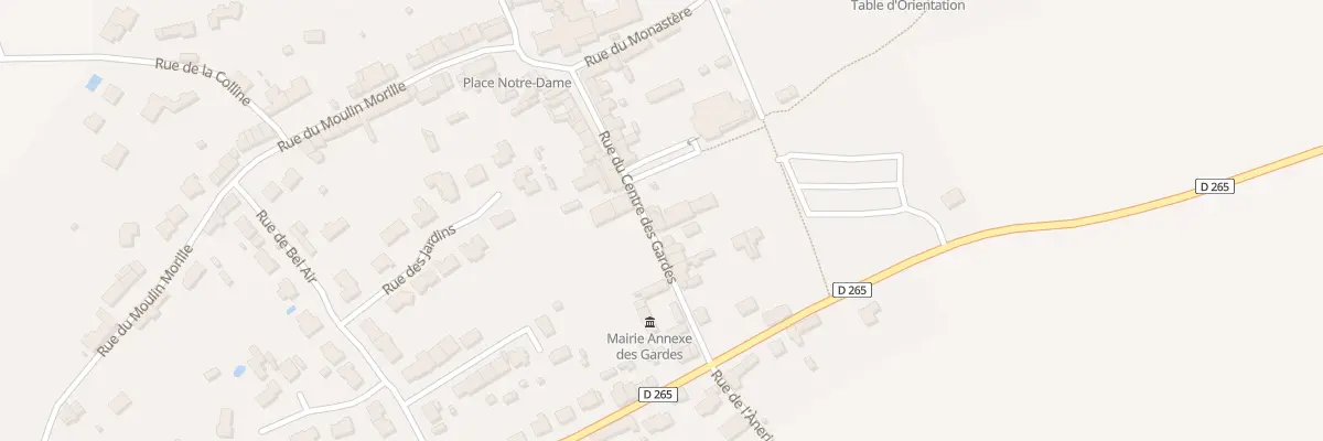 Plan du 11 Rue du Centre des Gardes à Chemillé-en-Anjou