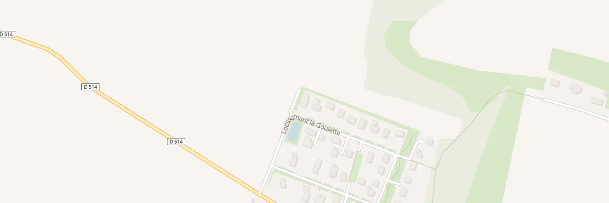 Plan du 52 Lot de la Goulette à Commes