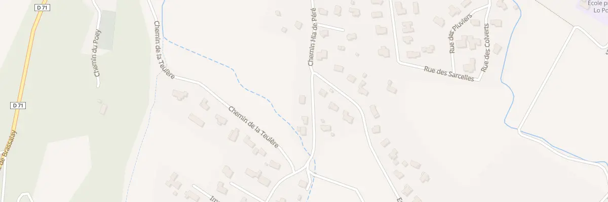 Plan du 2 Che Labielle à Biron
