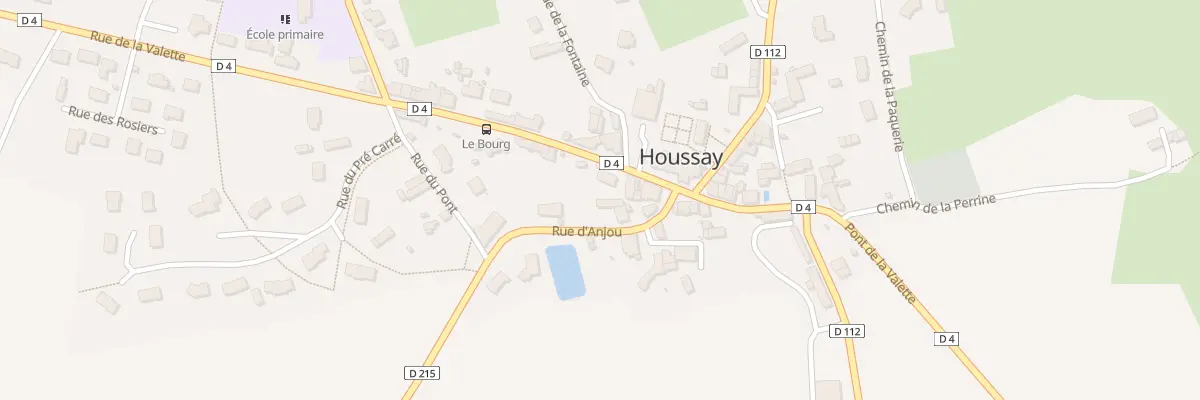 Plan du 9 Rue de la Valette à Houssay