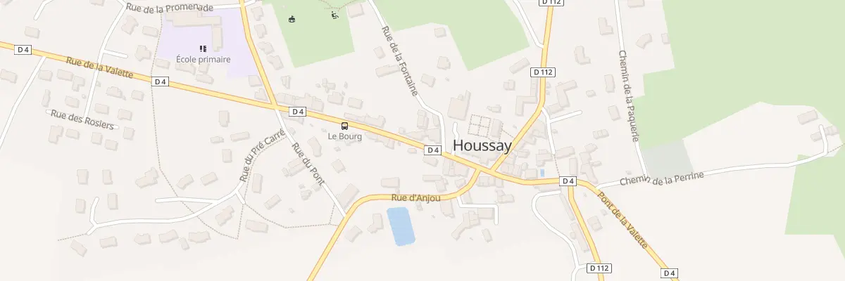 Plan du 16 Rue de la Valette à Houssay
