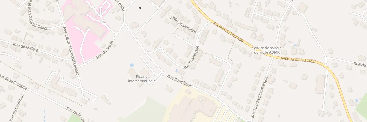 Plan du 12 Rue traversière à La Châtaigneraie