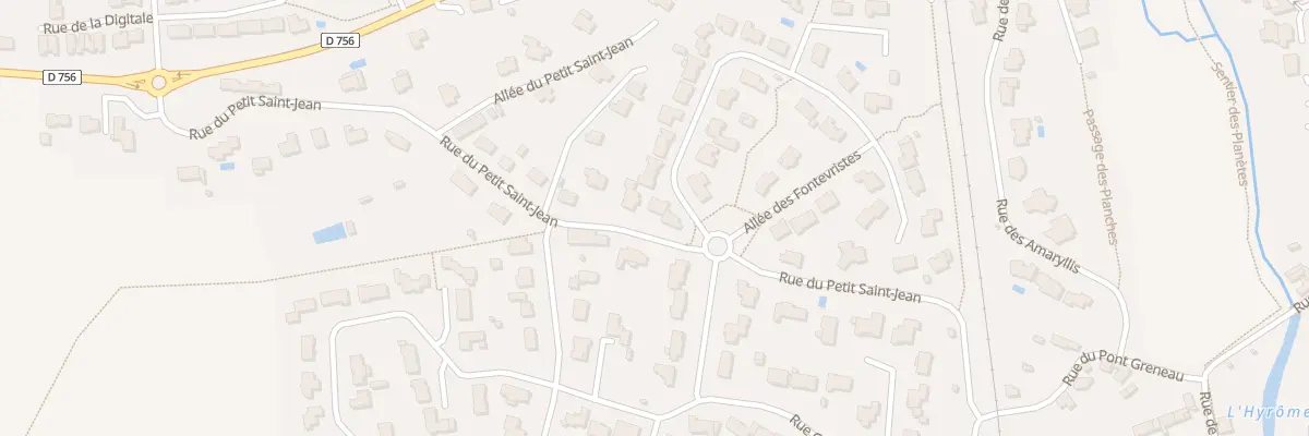 Plan du 1 Rue Plantagenet (Chemille) à Chemillé-en-Anjou