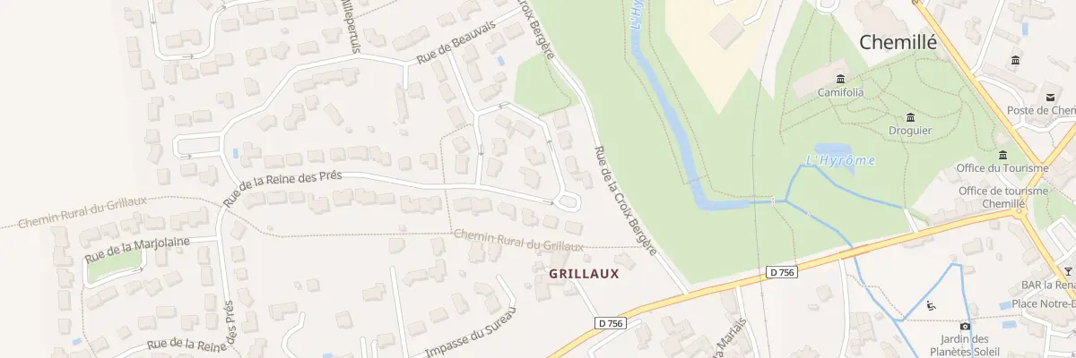 Plan du 8 Rue de la Valeriane à Chemillé-en-Anjou