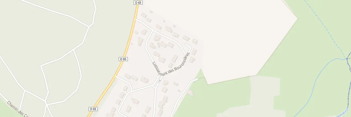 Plan du 8 Lot Les Bouronnières à Mervent