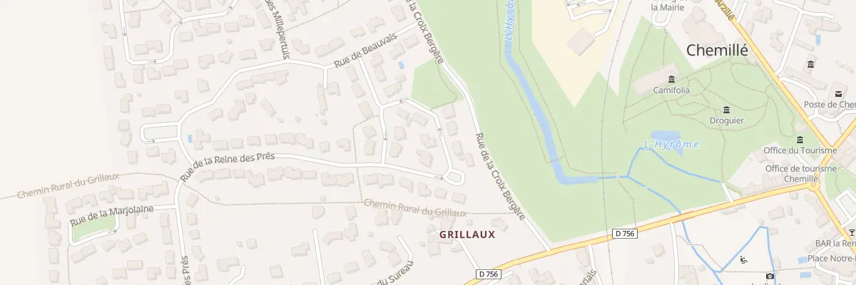 Plan du 6 Rue de la Valeriane à Chemillé-en-Anjou