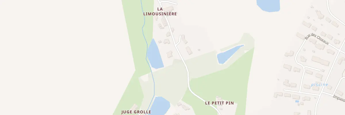Plan du 1 La Limouzinière à Terval