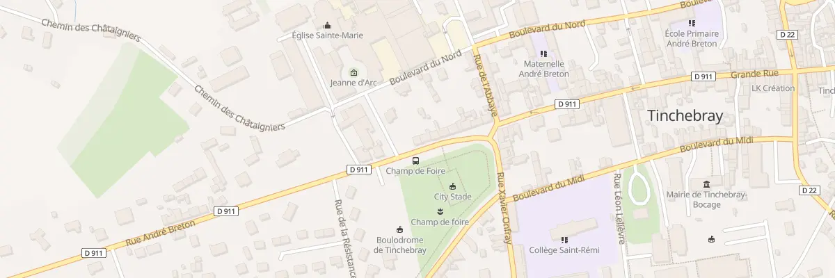 Plan du 18 Rue André Breton à Tinchebray-Bocage