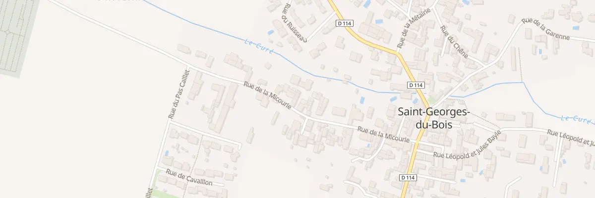 Plan du 212A Rue de la Micourie à Saint-Georges-du-Bois