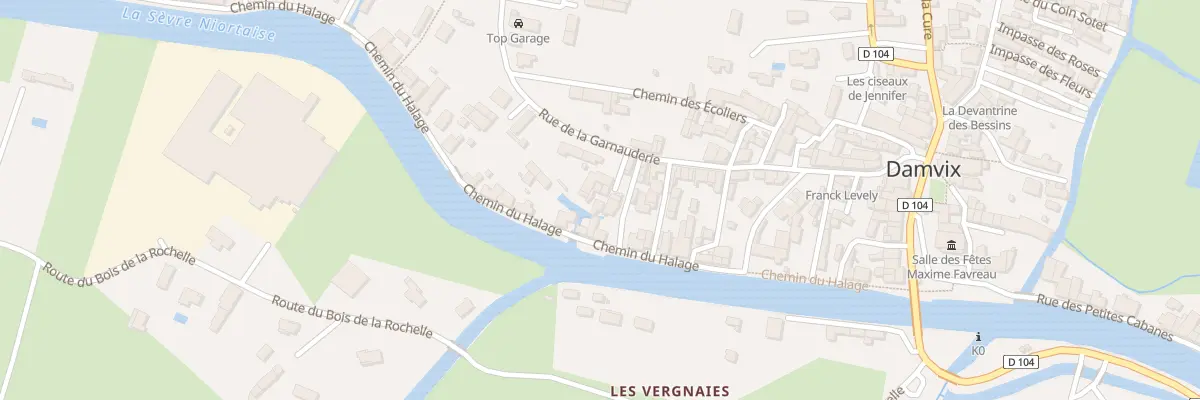 Plan du 8 Imp des Tourterelles à Damvix