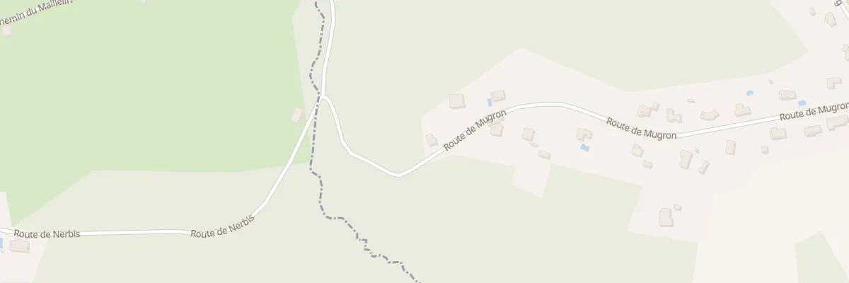 Plan du 592 Rte de Mugron à Nerbis