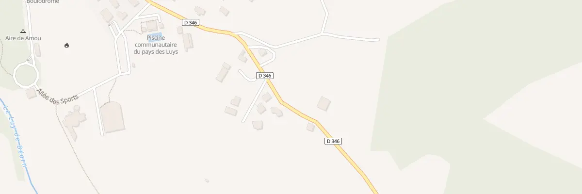 Plan du 319 Rte de Bonnegarde à Amou