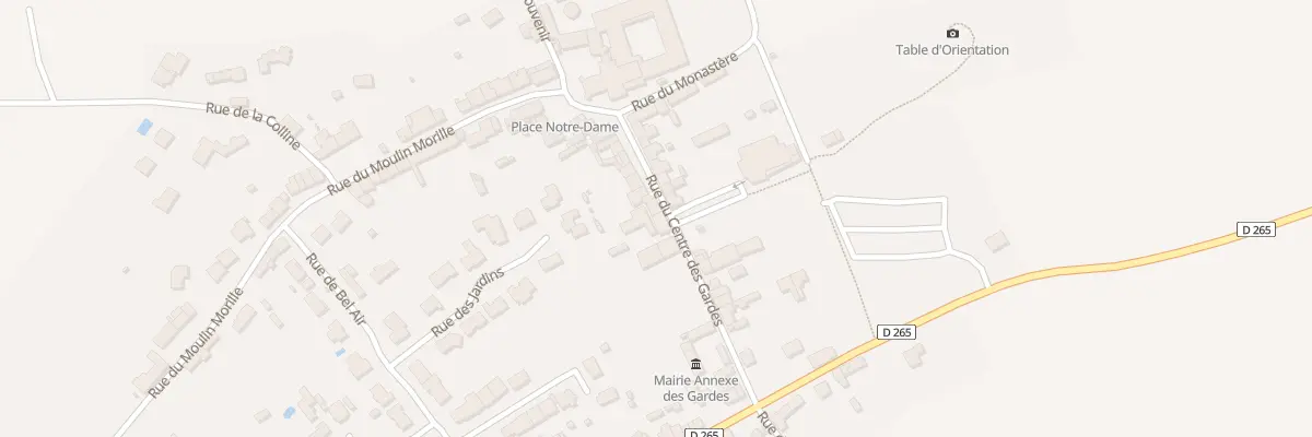Plan du 16 Rue du Centre des Gardes à Chemillé-en-Anjou
