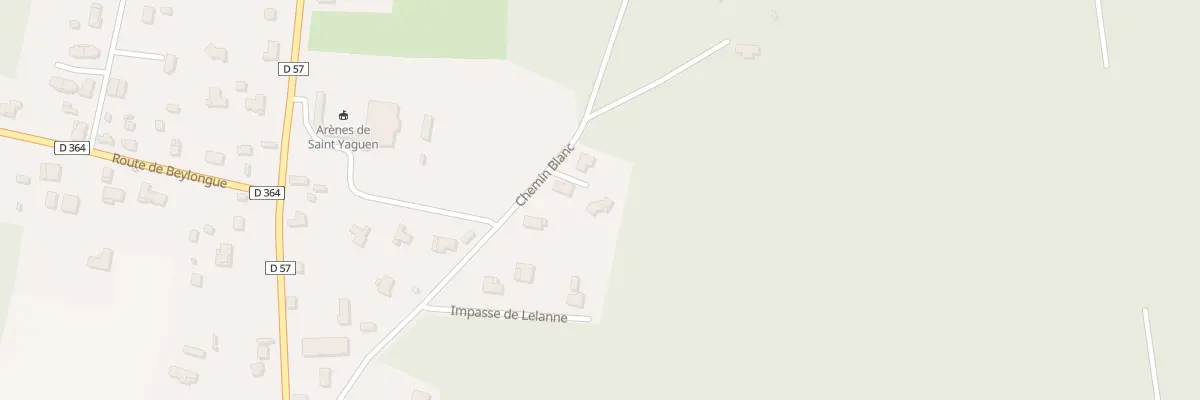Plan du 64 Che Blanc à Saint-Yaguen