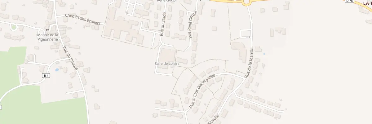 Plan du 21 Rue René Goupil à Segré-en-Anjou Bleu