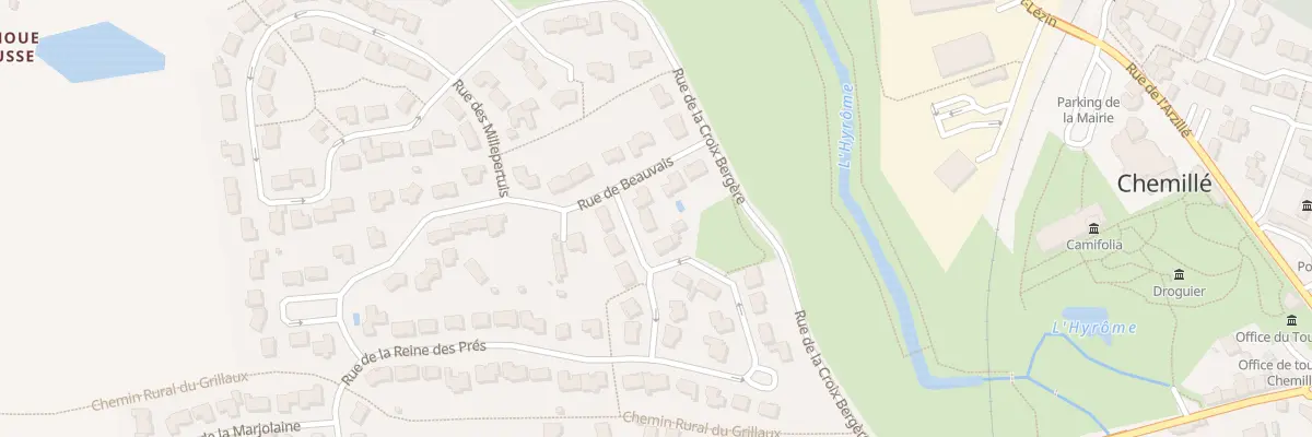 Plan du 3 Rue de la Reine des Pres à Chemillé-en-Anjou