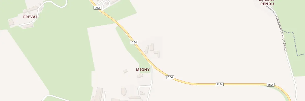 Plan du 6 Migny - Jurques à Dialan sur Chaîne
