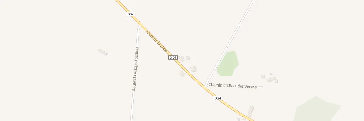 Plan du 10 Rte de la Claie à Saint-Fraimbault