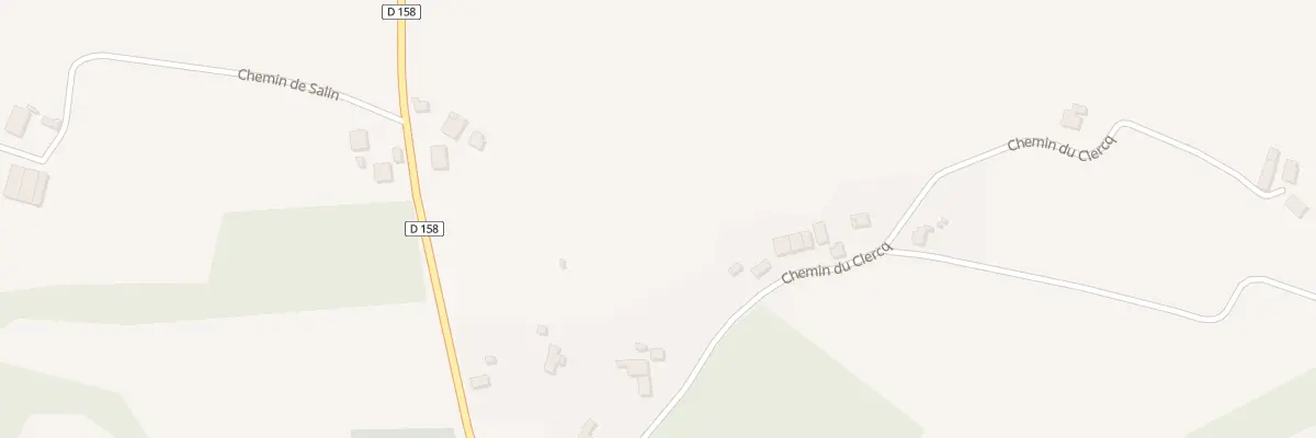 Plan du 155 Che du Clercq à Gaujacq