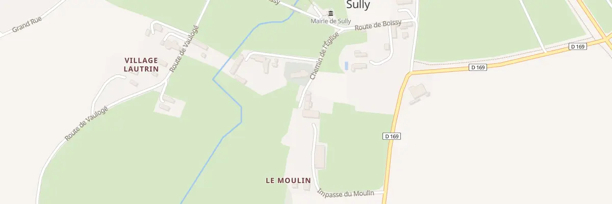 Plan du 1 Imp du Moulin à Sully