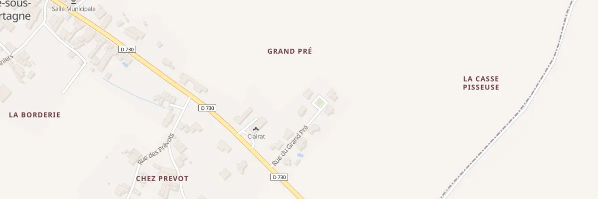 Plan du 5 Rue du Grand Pré à Brie-sous-Mortagne