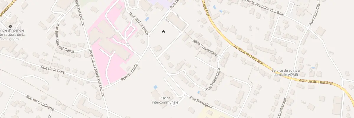 Plan du 3 Rue bonsejour à La Châtaigneraie