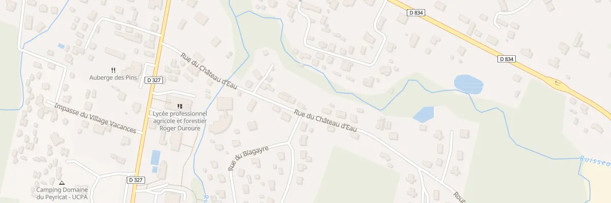Plan du 263 Rue du Château d’Eau à Sabres