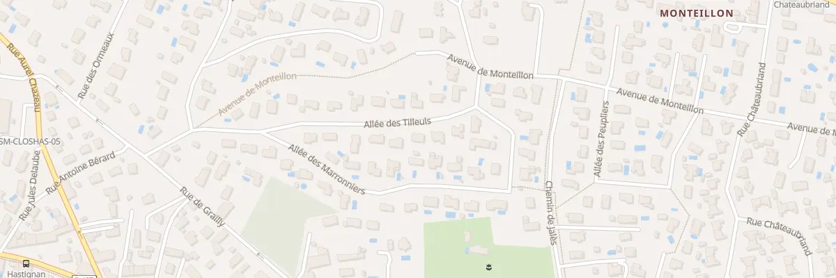 Plan du 8 All des Tilleuls à Saint-Médard-en-Jalles