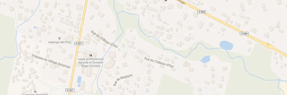 Plan du 218 Rue du Château d’Eau à Sabres
