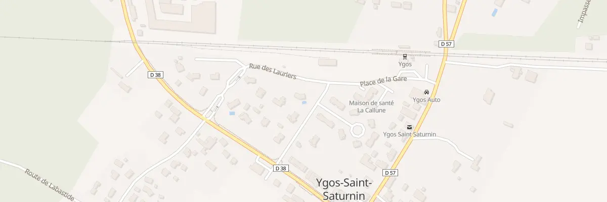 Plan du 166 Rue des Lauriers à Ygos-Saint-Saturnin
