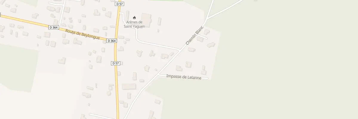 Plan du 45 Lelane à Saint-Yaguen