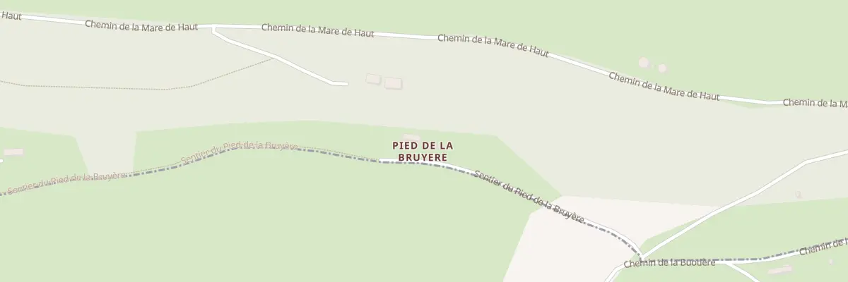 Plan du 2 Sen du Pied de la Bruyère à Souleuvre en Bocage