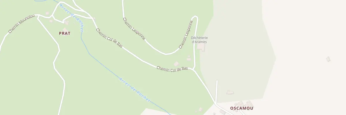 Plan du 450 Che Col de Bas à Aramits