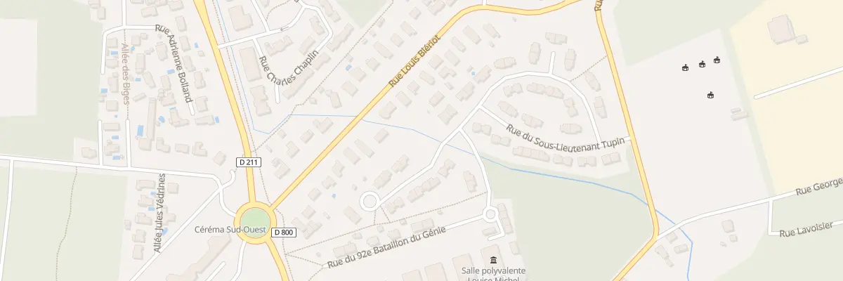 Plan du 60 Rue sous Lieutenant Tupin à Saint-Médard-en-Jalles