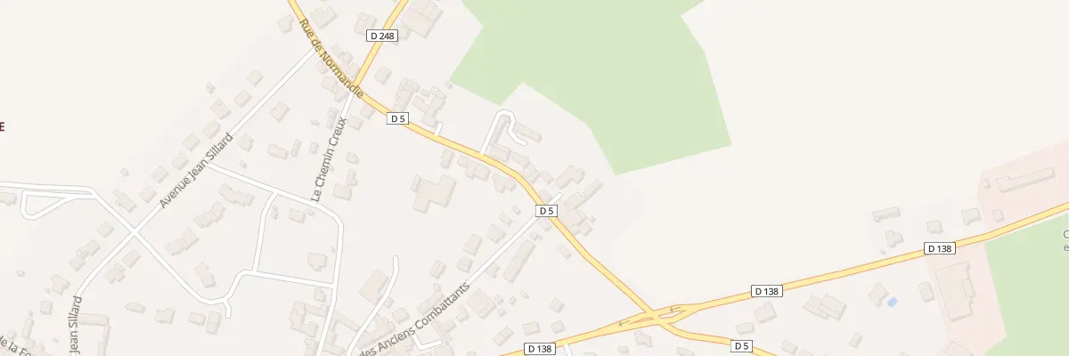 Plan du 20 Rue de Normandie à Châtillon-sur-Colmont