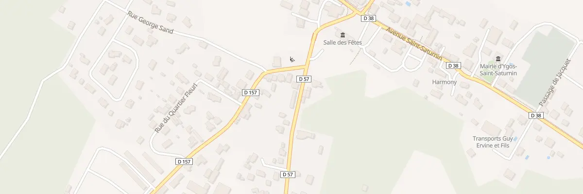 Plan du 1 Rue Nicolas Brémontier à Ygos-Saint-Saturnin
