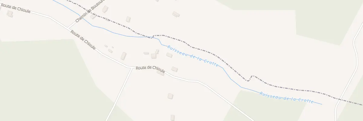 Plan du 1825 Rte de Chioule à Trensacq