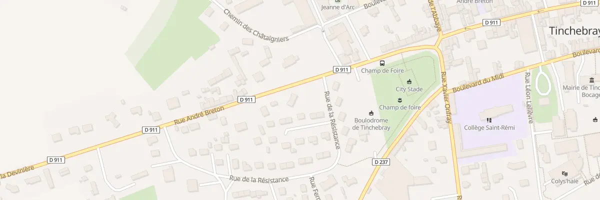Plan du 1 Rue André Breton à Tinchebray-Bocage