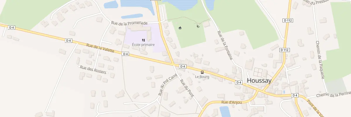 Plan du 30 Rue de la Valette à Houssay