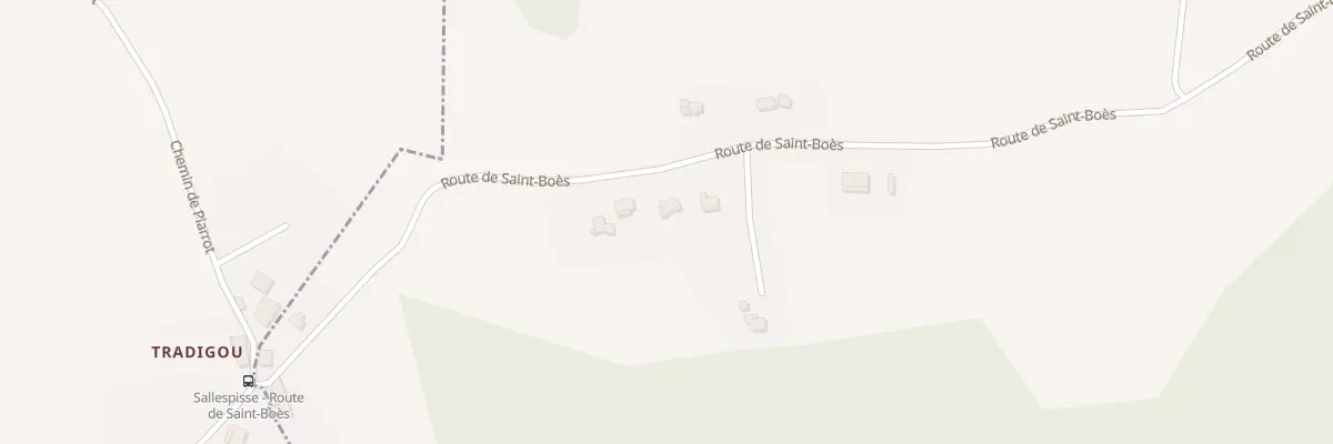Plan du 1464 Rte de Saint Boes à Sallespisse