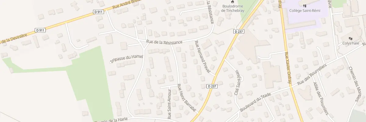 Plan du 5 Rue Henri Barrabe à Tinchebray-Bocage