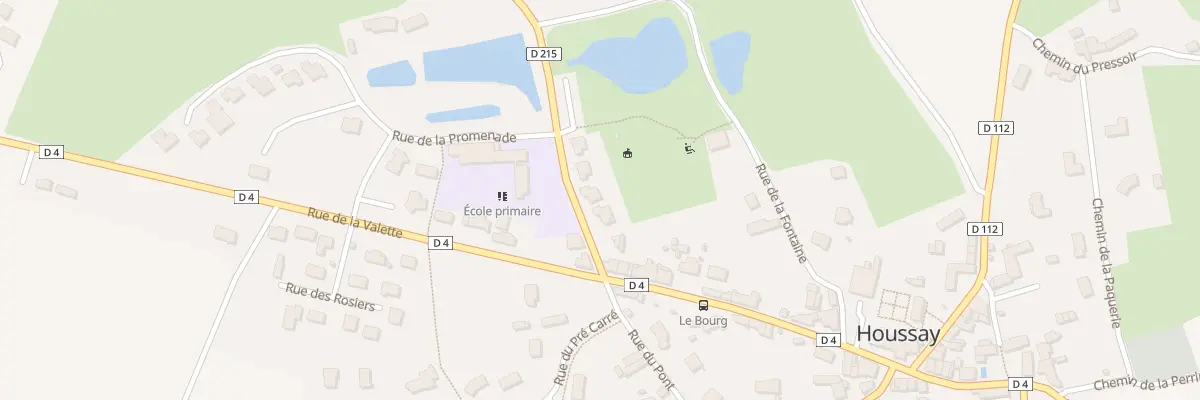 Plan du 3 Rue des Etangs à Houssay