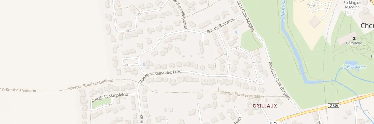 Plan du 18 Rue de la Reine des Pres à Chemillé-en-Anjou