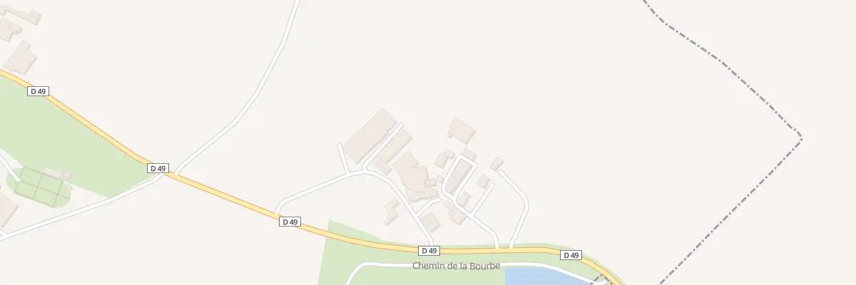 Plan du 5870F La Morinière Bourgouin à Montournais