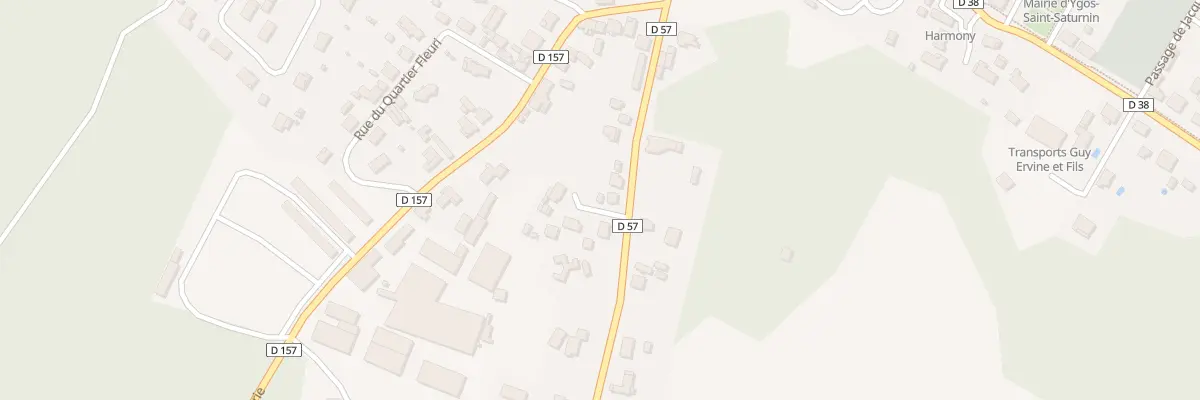 Plan du 314 Rue de la Chalosse à Ygos-Saint-Saturnin