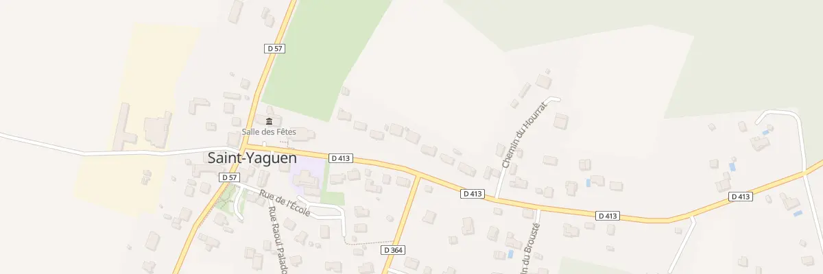 Plan du 215 Rte de Saint Martin d’Oney à Saint-Yaguen