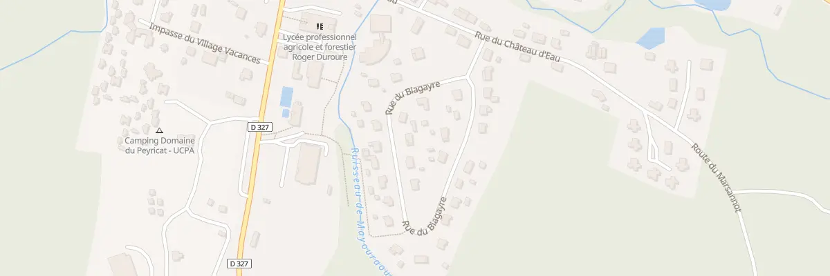 Plan du 28 Rue du Biagayre à Sabres
