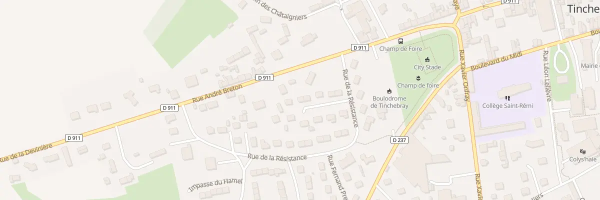 Plan du 10 Imp des Fleurs à Tinchebray-Bocage